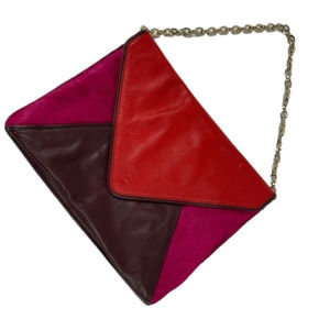 BANANA Republic Leather Purse With Gold Chain